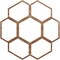 Ekena Millwork Florin Wood Fretwork Pierced Ceiling Medallion, Walnut, 38"OD x 16 1/4"ID x 1/4"T CMWP38X38X0250FOWA - alternate 1